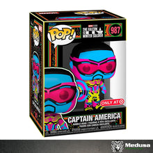 Cargar imagen en el visor de la galería, Funko Pop! Marvel : Captain America (Blacklight) #987 ( Target )