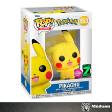 Cargar imagen en el visor de la galería, Funko Pop! Pokemon : Pikachu (Flocked) #553 ( Zavvi )