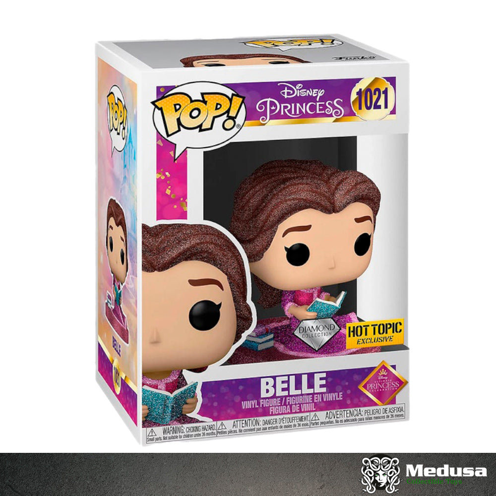 Funko Pop! Disney: Belle (Diamond) #1021 ( HotTopic ) (Dañado)