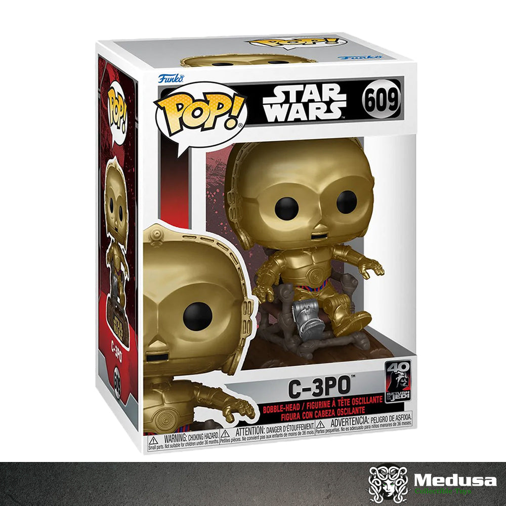 Funko Pop! Star Wars: C-3PO (El Regreso del Jedi 40 Aniversario) #609