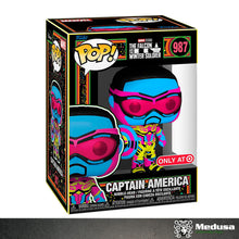 Cargar imagen en el visor de la galería, Funko Pop! Marvel : Captain America (Blacklight) #987 ( Target )

