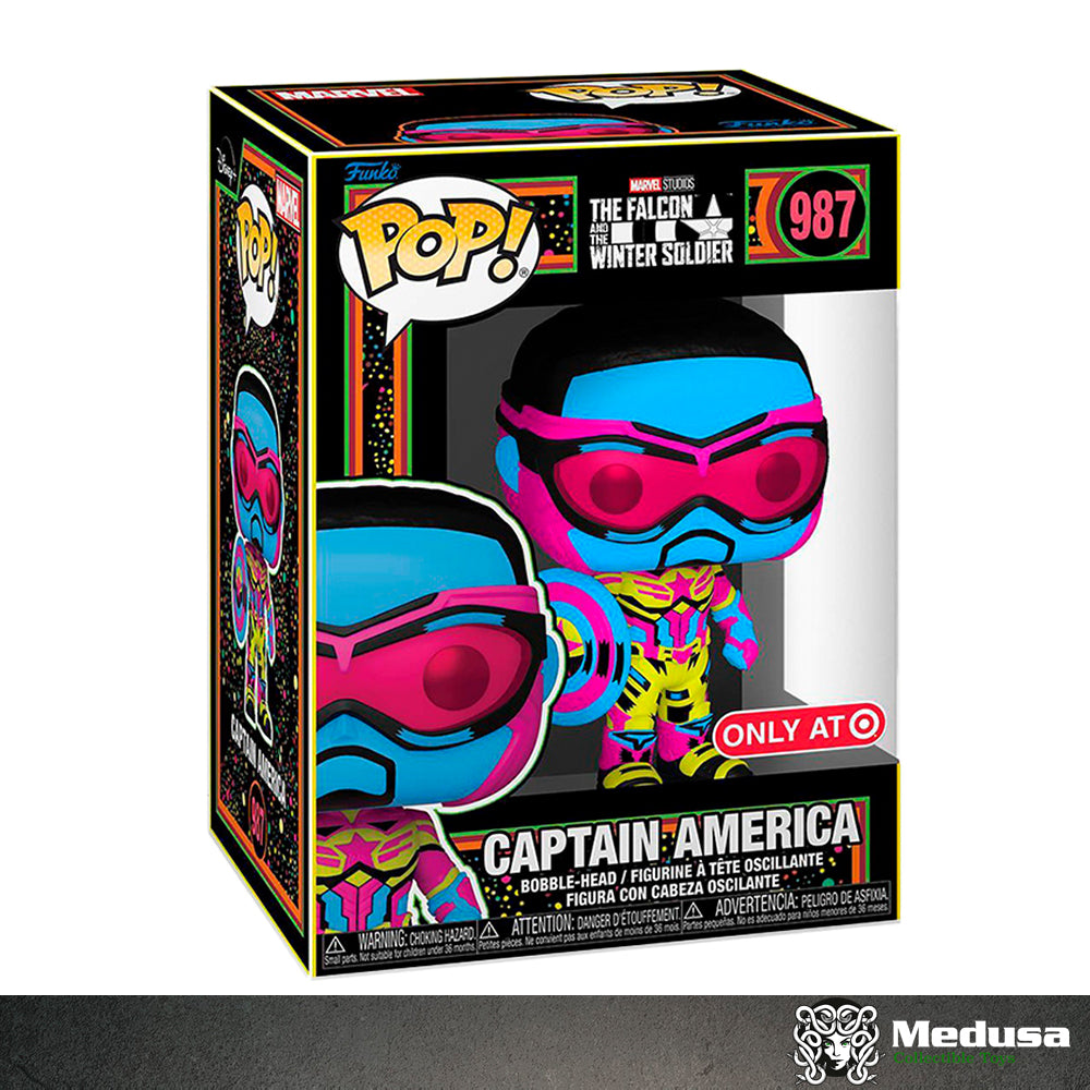Funko Pop! Marvel : Captain America (Blacklight) #987 ( Target )