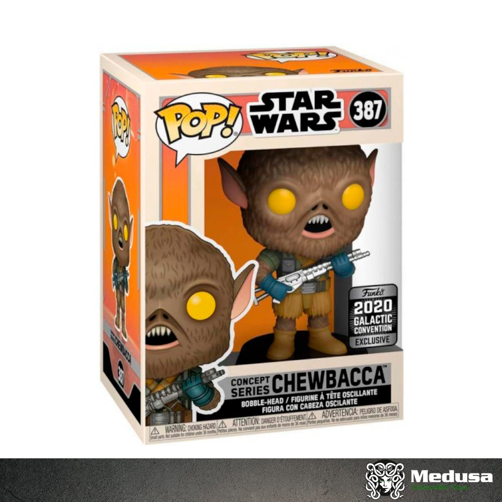 Funko Pop! Star Wars: Chewbacca #387 ( GC 2020 ) (Dañado)