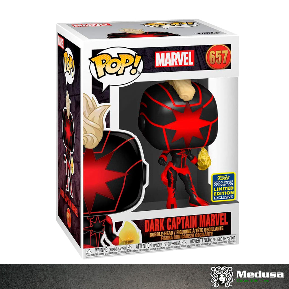 Funko Pop! Marvel: Dark Captain Marvel #657 ( SCC 2020 )