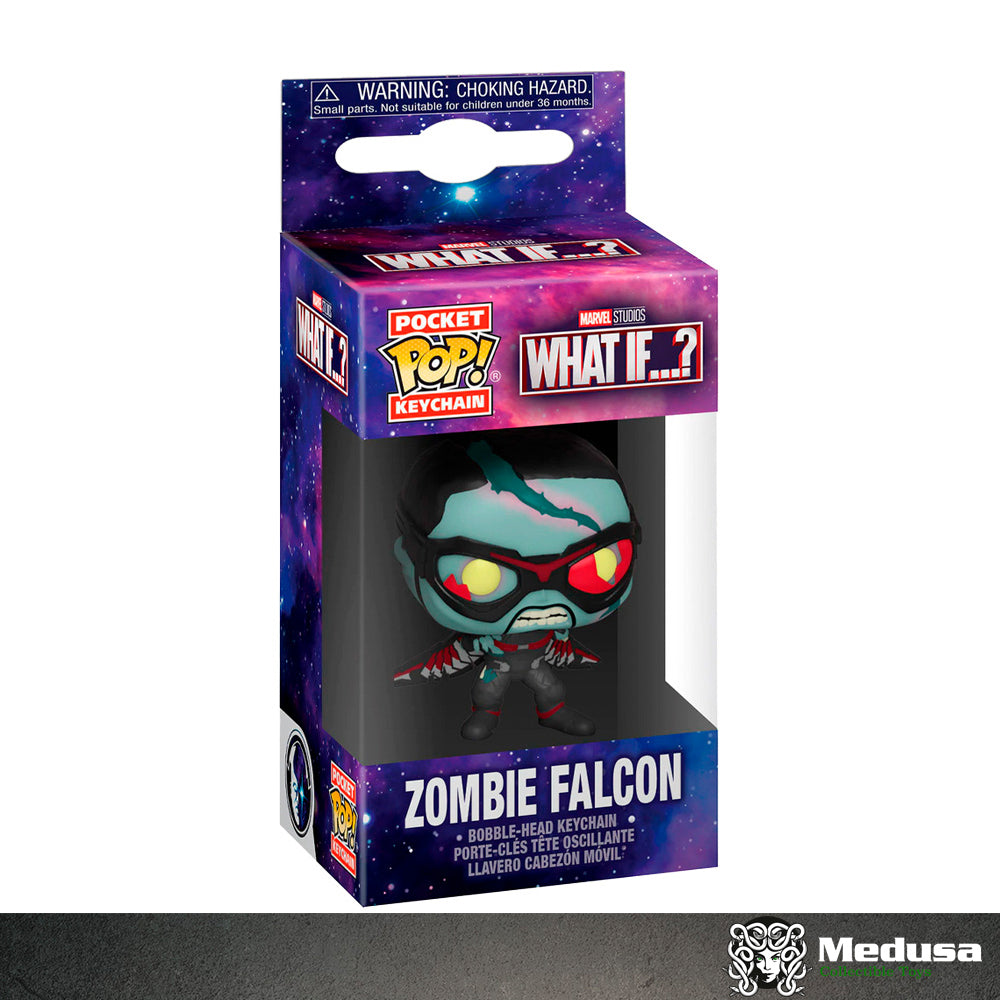 Funko Pop! Keychain Marvel : Zombie Falcon