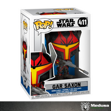 Cargar imagen en el visor de la galería, Funko Pop! Star Wars: Gar Saxon #411 (Dañado)
