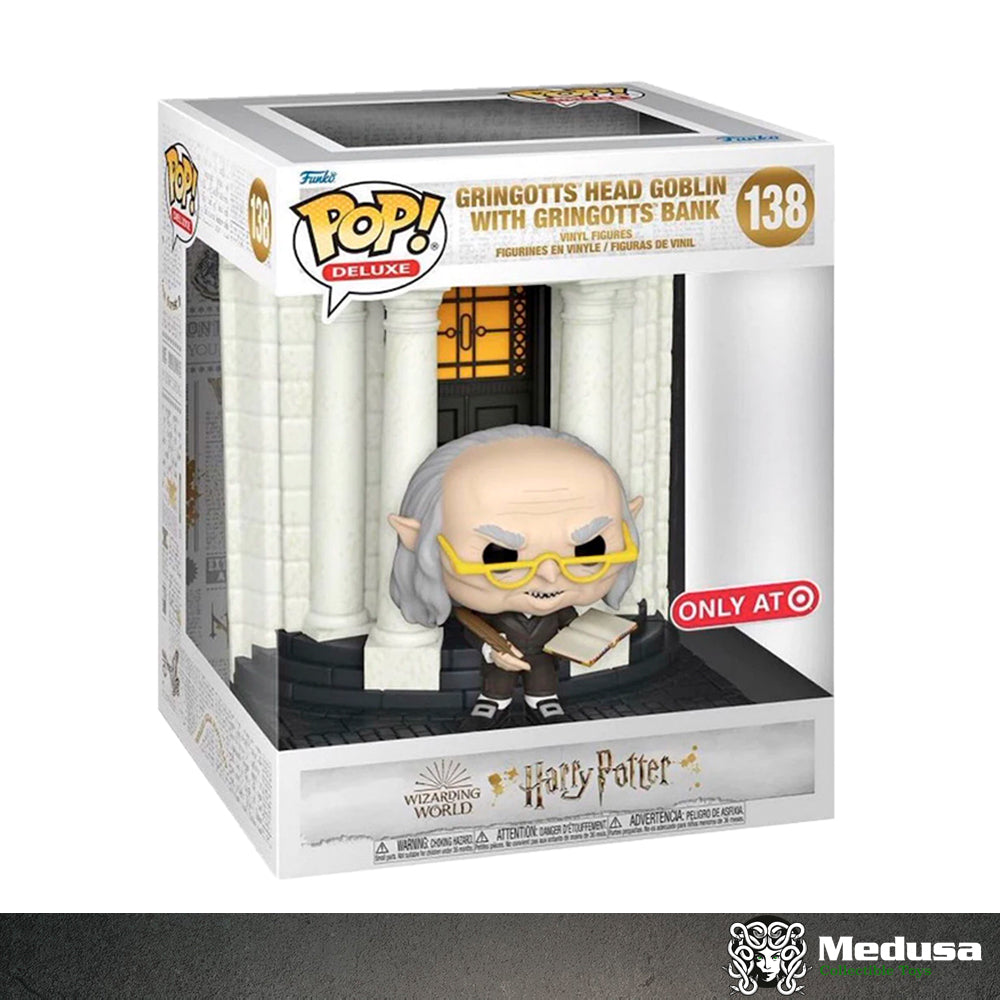 Funko Pop! Harry Potter : Gringotts Head Goblin with Gringotts Bank #138 ( Target )
