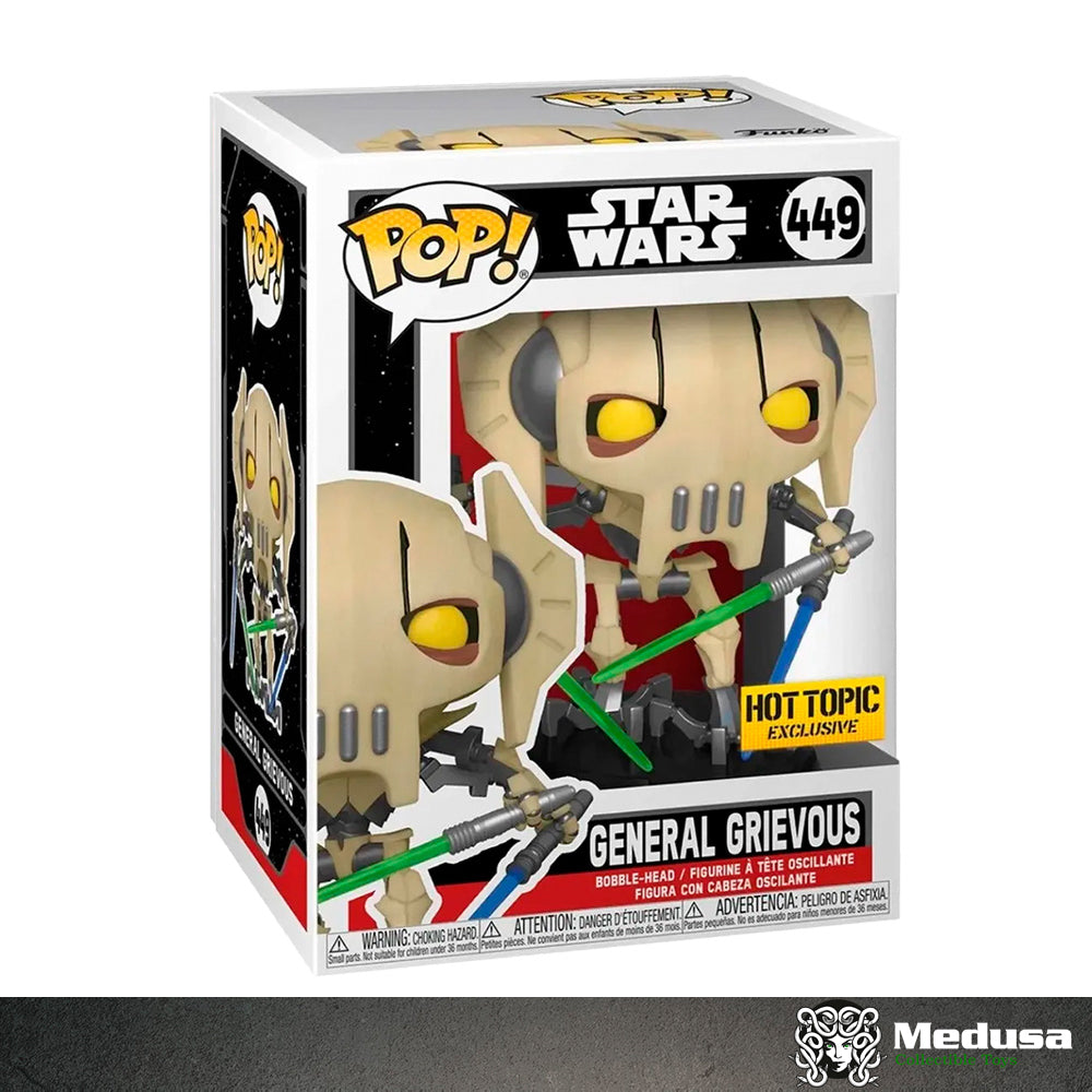 Funko Pop! Star Wars: General Griveous #449 ( HotTopic ) (Dañado)