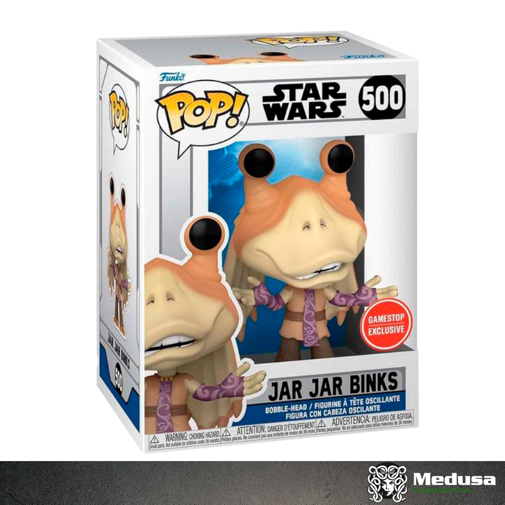 Funko Pop! Star Wars: Jar Jar Binks #500 ( Gamestop ) (Dañado)