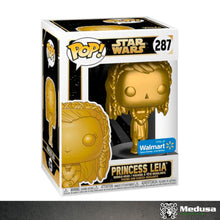 Cargar imagen en el visor de la galería, Funko Pop! Star Wars: Princess Leia (Gold) #287 ( Walmart )
