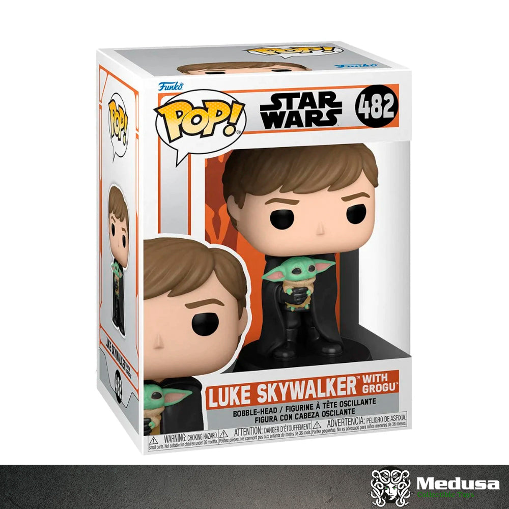 Funko Pop! Star Wars: Luke Skywalker With Grogu #482