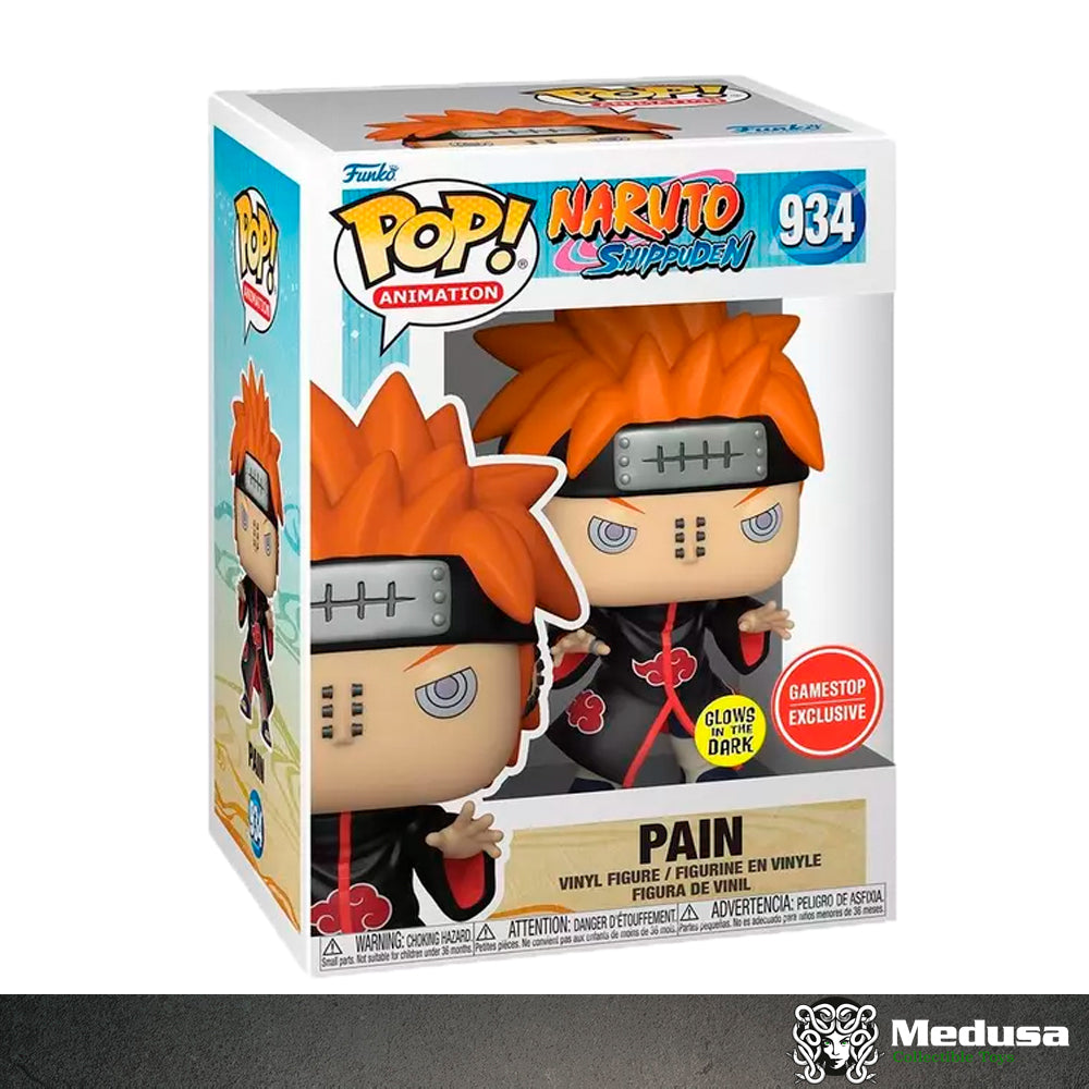 Funko Pop! & Tee Naruto: Pain Glows in the Dark #934 T-Shirt (Gamestop)