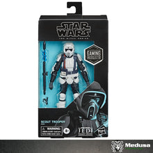 Cargar imagen en el visor de la galería, The Black Series: Star Wars: Scout Trooper (Gaming Greats) (Dañado)
