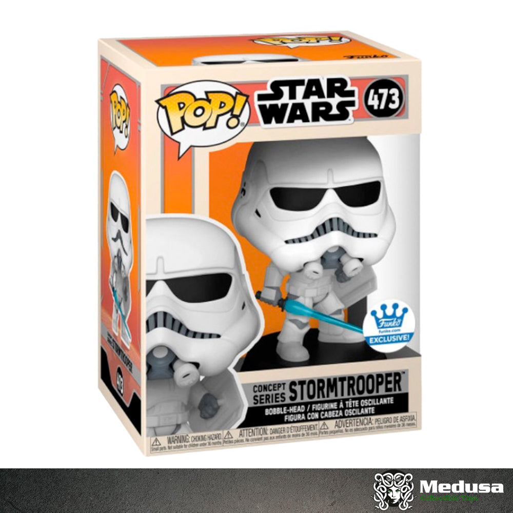 Funko Pop! Star Wars: Concept Series Stormtrooper #473( Funko Shop ) (Dañado)