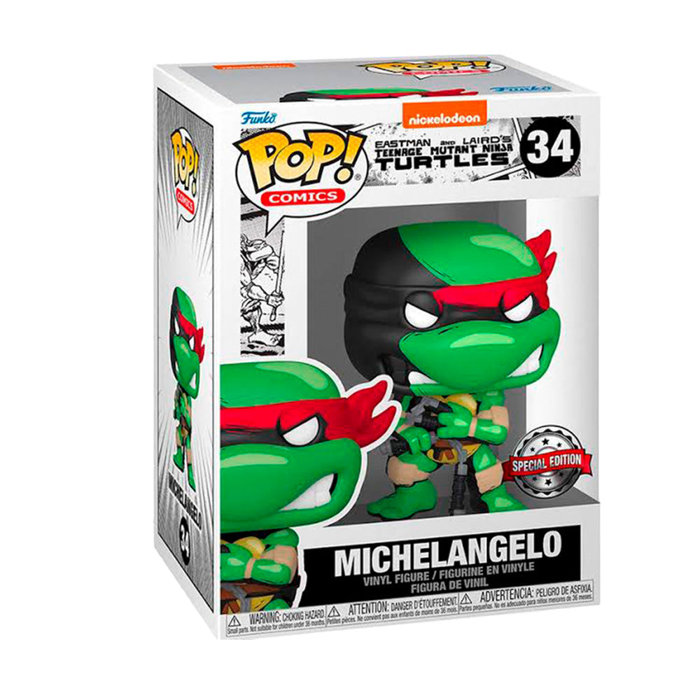 Funko Pop! Tortugas Ninja : Michelangelo #34 ( SE )