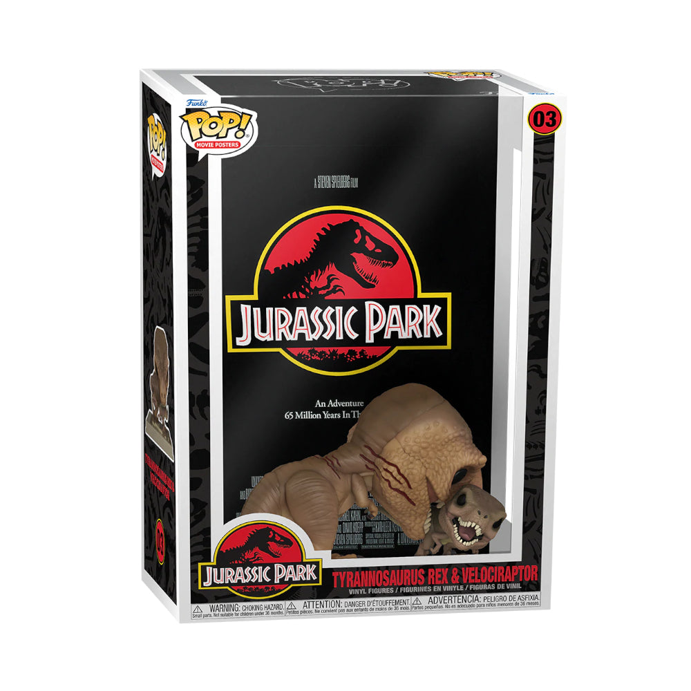 Funko Pop! Jurassic Park: Tyrannosaurus Rex & Velociraptor #03